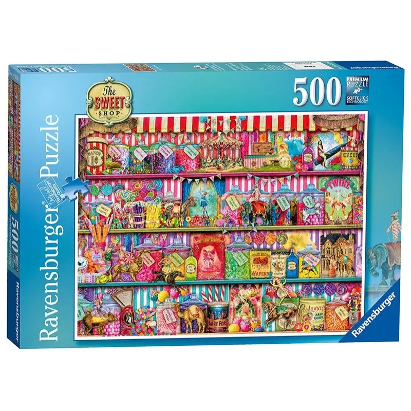 Ravensburger 00495-0 The Sweet Shop Aimee Stewart 500Pc Jigsaw Puzzle 1