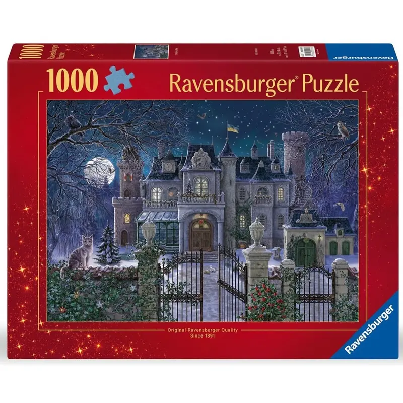 Ravensburger 00505-6 Christmas Villa 1000Pc Jigsaw Puzzle 1