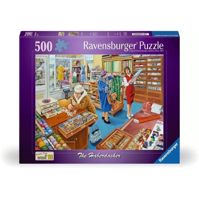 Ravensburger 00524-7 The Haberdasher 500Pc Jigsaw Puzzle 1