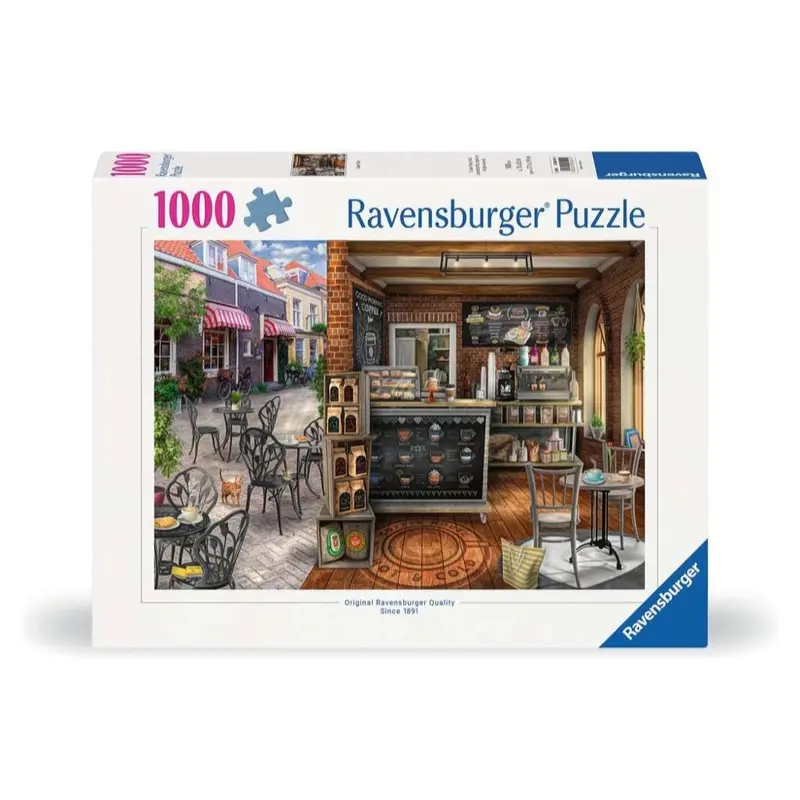 Ravensburger 00541-4 Quaint Cafe 1000Pc Jigsaw Puzzle 1
