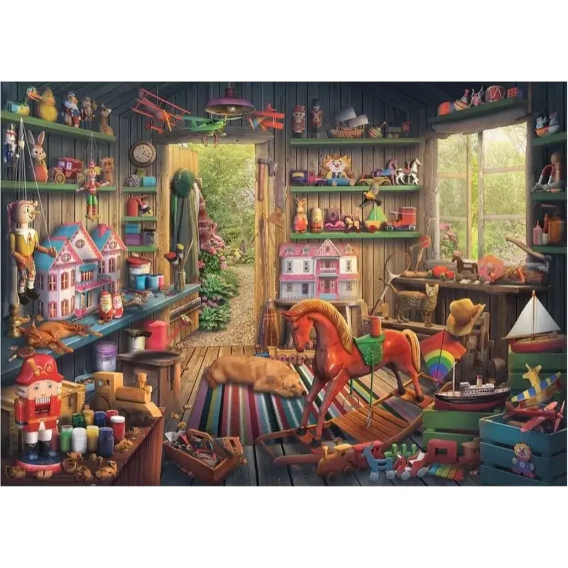 Ravensburger 00576-6 Nostalgic Toys 1000Pc Jigsaw Puzzle 2