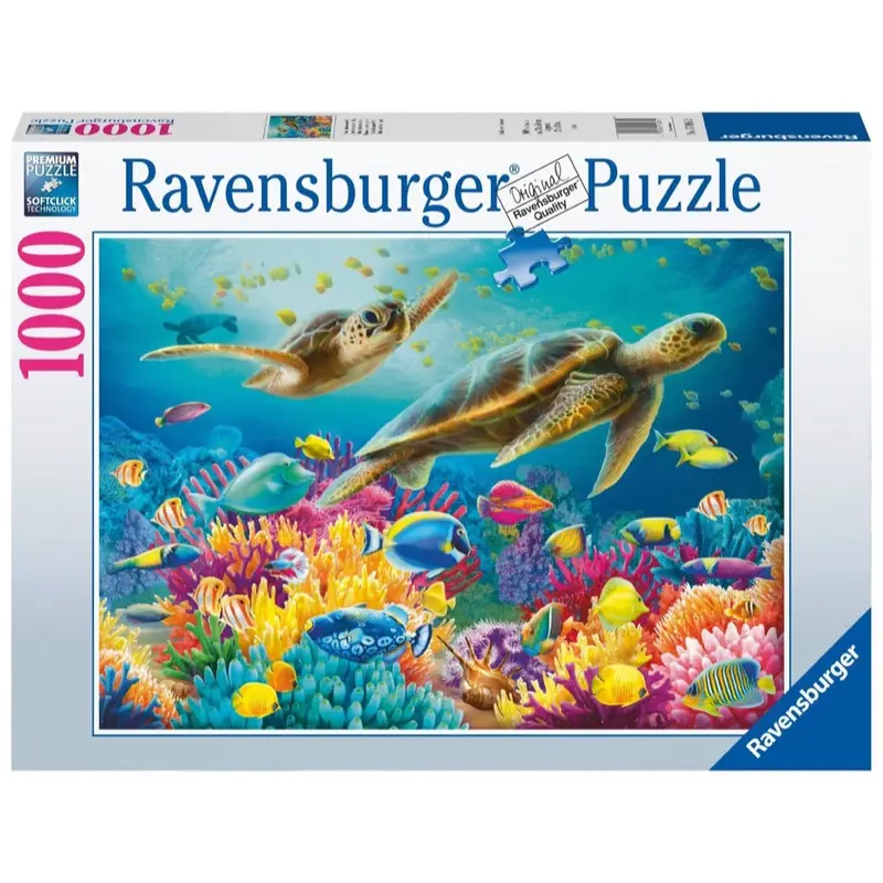 Ravensburger 00577-3 Blue Underwater World 1000Pc Jigsaw Puzzle 1
