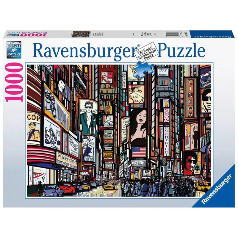 Ravensburger 00580-3 Colorful New York 1000Pc Jigsaw Puzzle 1