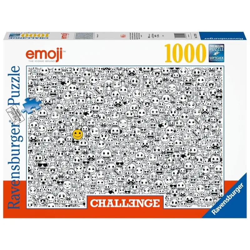 Ravensburger 00606-0 Challenge Emoji 1000Pc Jigsaw Puzzle 1