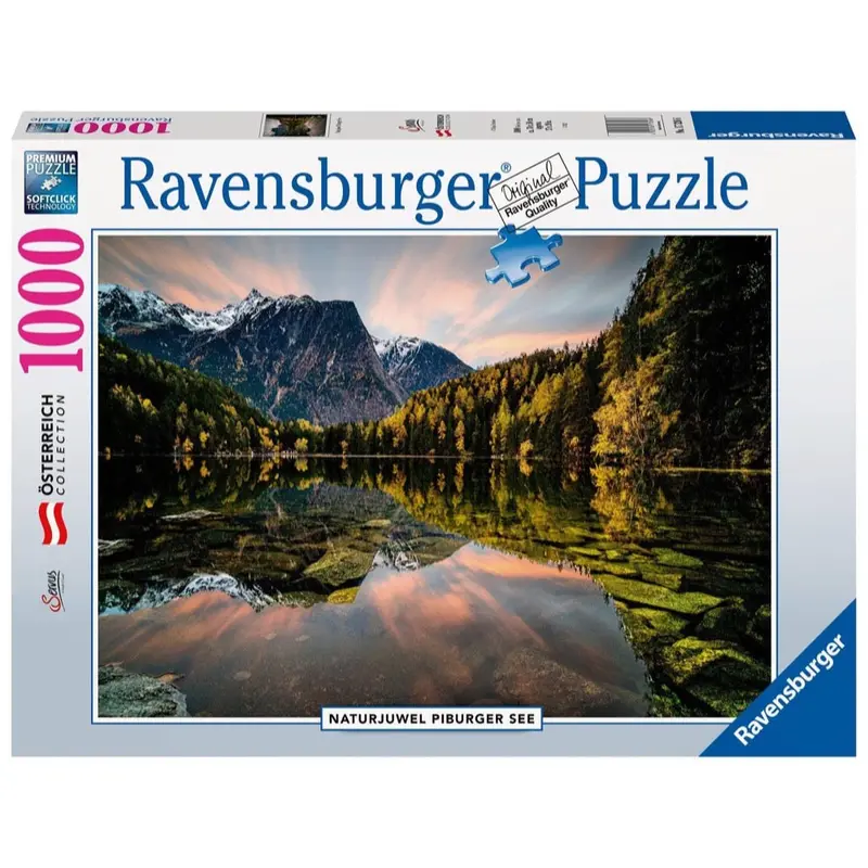 Ravensburger 00610-7 Naturjuwel Piburger See 1000Pc Jigsaw Puzzle 1