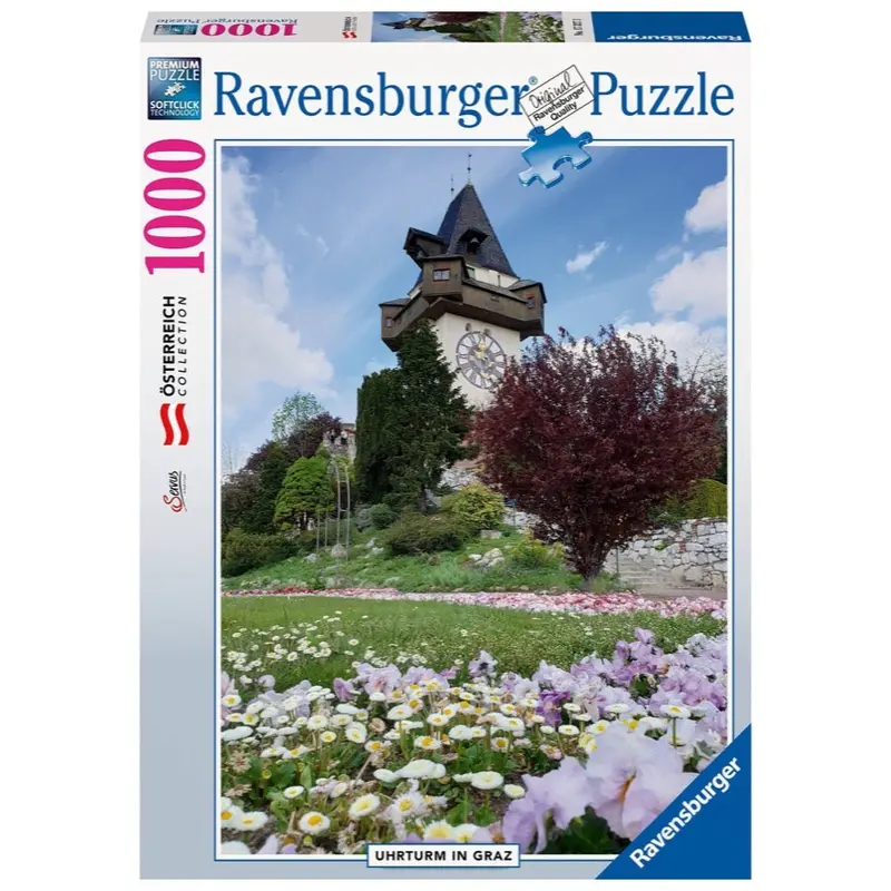 Ravensburger 00611-4 Uhrturm In Graz 1000Pc Jigsaw Puzzle 1