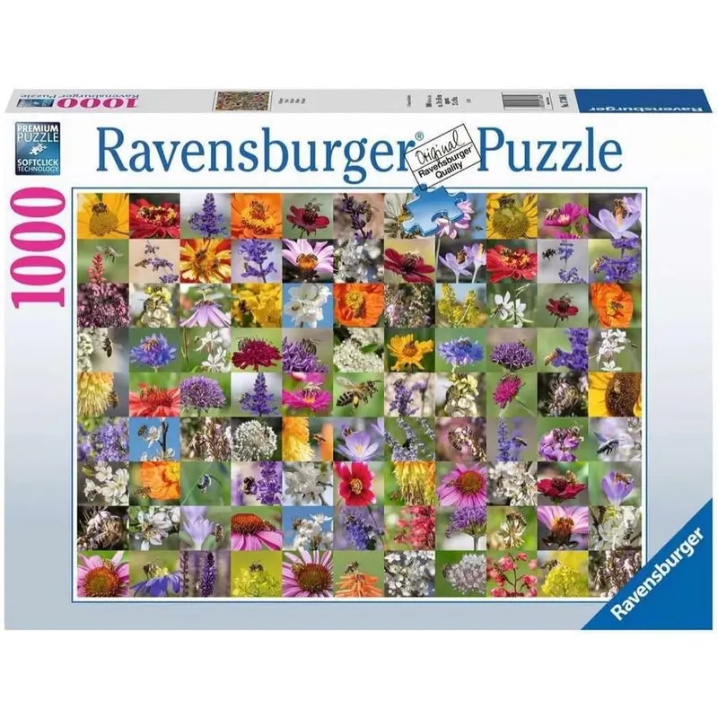 Ravensburger 00617-6 99 Bees 1000Pc Jigsaw Puzzle 1