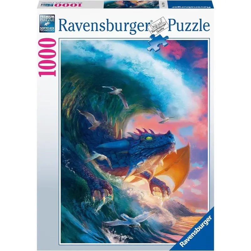 Ravensburger 00622-0 Dragon Race 1000Pc Jigsaw Puzzle 1