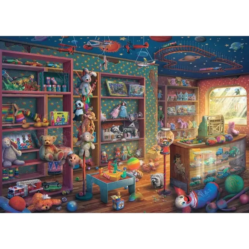 Ravensburger 00636-7 Tattered Toy Store 1000Pc Jigsaw Puzzle 2