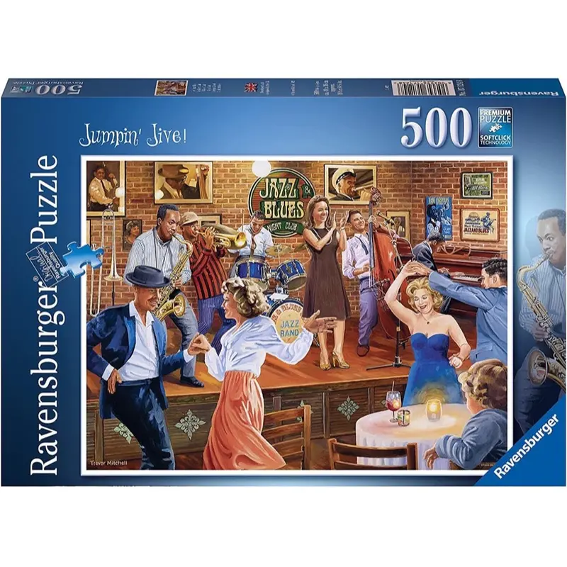 Ravensburger 00643-5 Jumpin Jive 500Pc Jigsaw Puzzle 1
