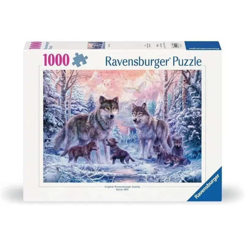 Ravensburger 00647-3 Arctic Wolves 1000Pc Jigsaw Puzzle 1