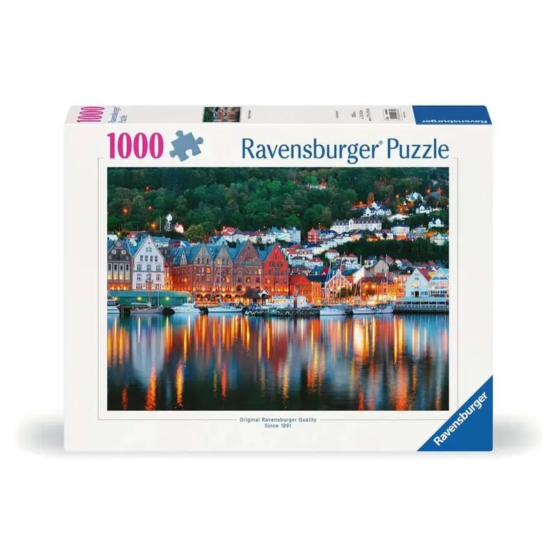 Ravensburger 00669-5 Bergen Norwegian 1000Pc Jigsaw Puzzle 1