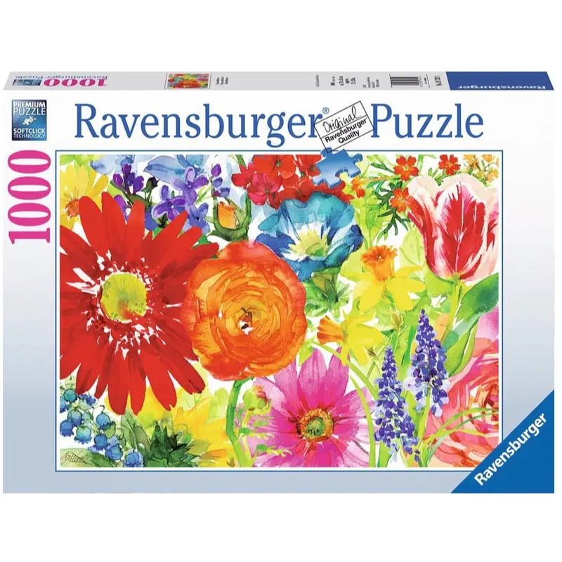 Ravensburger 00671-8 Abundant Blooms 1000Pc Jigsaw Puzzle 1