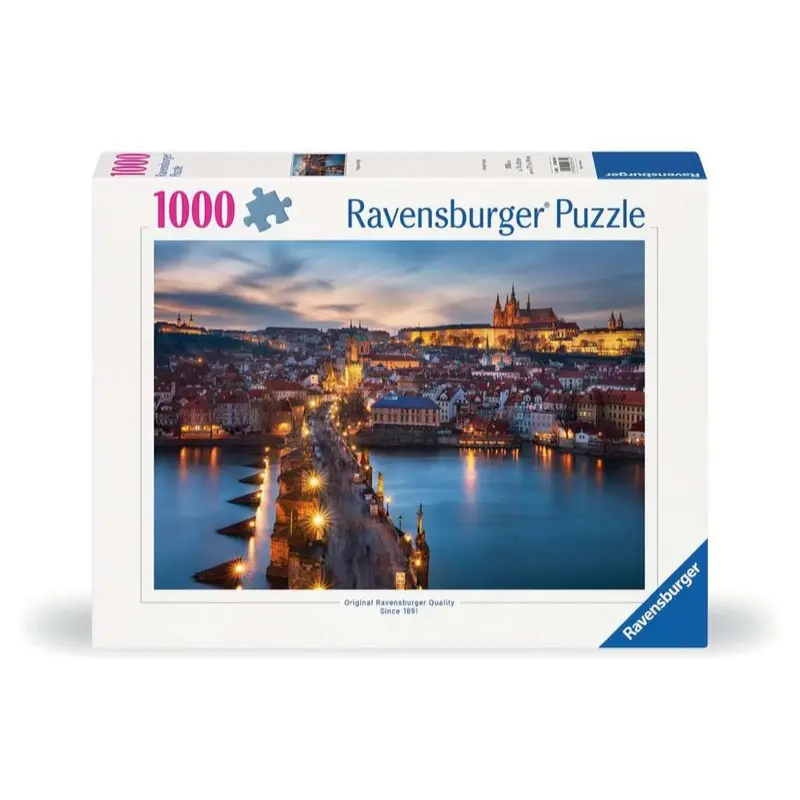 Ravensburger 00674-9 Prague At Night 1000Pc Jigsaw Puzzle 1