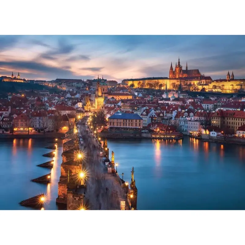 Ravensburger 00674-9 Prague At Night 1000Pc Jigsaw Puzzle 2