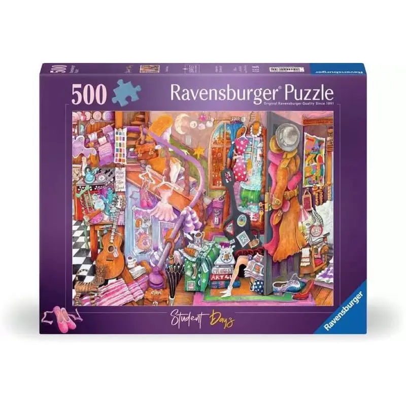 Ravensburger 00679-4 Student Days 500Pc Jigsaw Puzzle 1