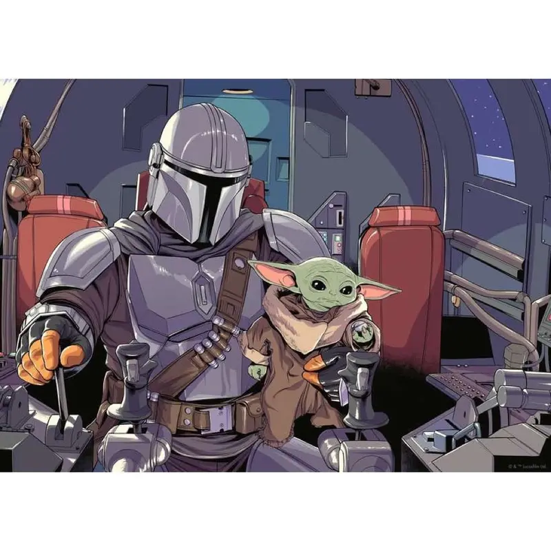Ravensburger 00692-3 Star Wars Mandalorian 1000Pc Jigsaw Puzzle 2