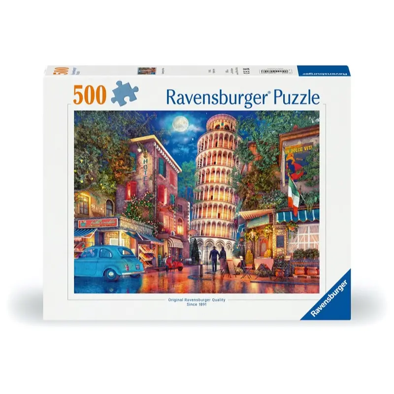 Ravensburger 00709-8 Streets Of Pisa 500Pc Jigsaw Puzzle 1