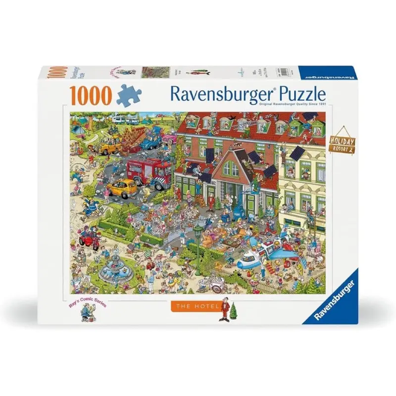 Ravensburger 00723-4 Holiday Park 2 The Hotel 1000Pc Jigsaw Puzzle 1