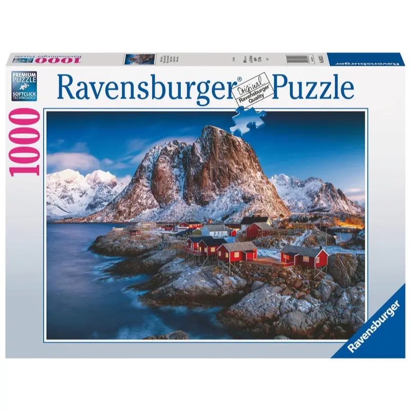 Ravensburger 00756-2 Village On Lofoten Islands 1000Pc Jigsaw Puzzle 1
