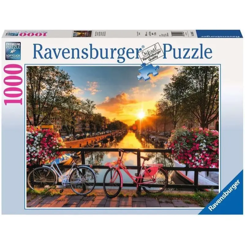 Ravensburger 00780-7 Bicycle Amsterdam 1000Pc Jigsaw Puzzle 1