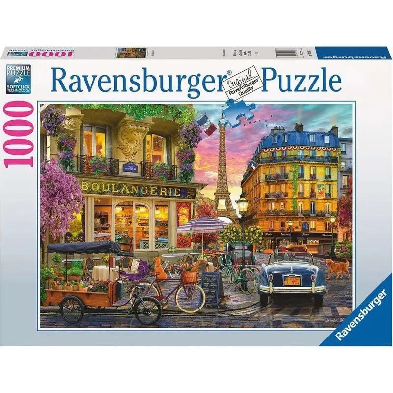 Ravensburger 00885-9 Paris At Dawn 1000Pc Jigsaw Puzzle 1