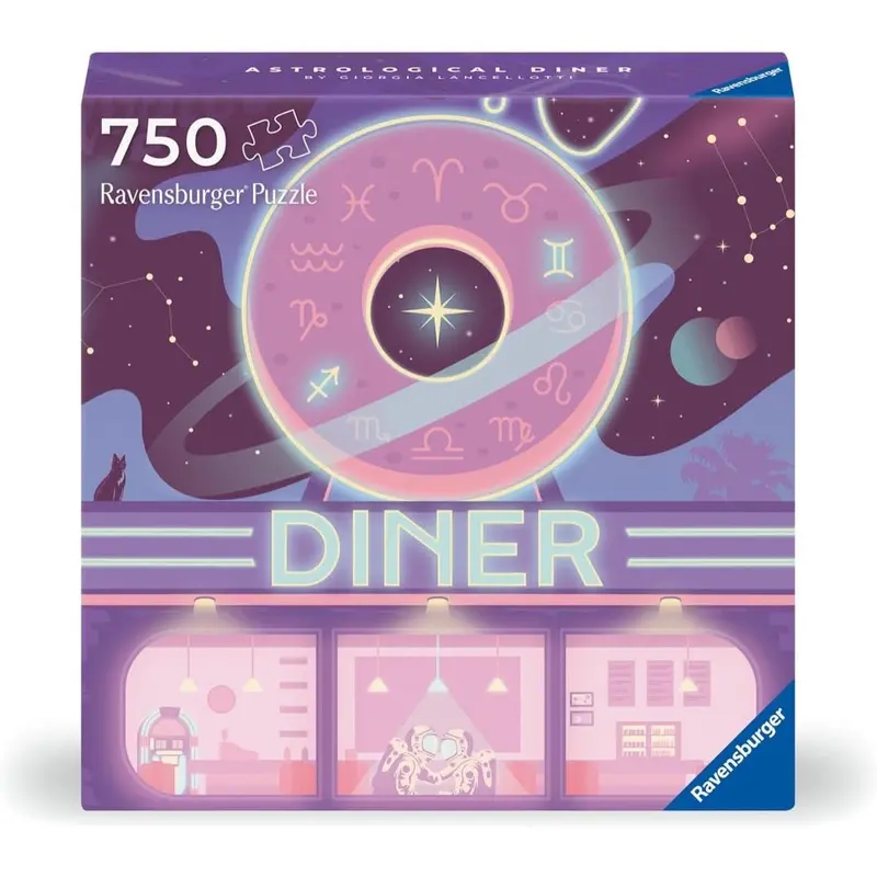Ravensburger 01000-5 Art & Soul Astrological Diner 750Pcc Jigsaw Puzzle 1