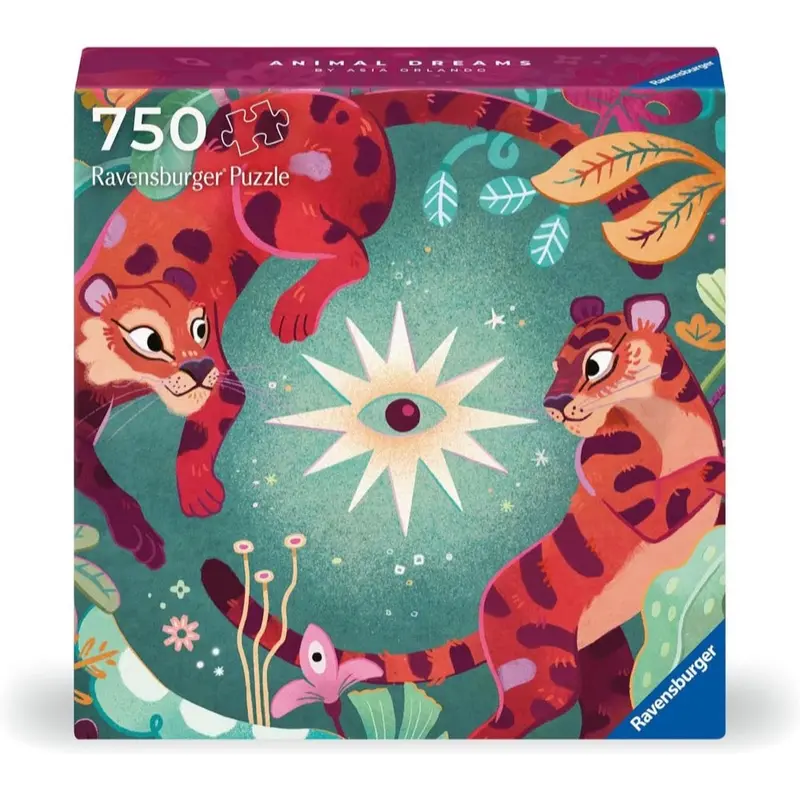 Ravensburger 01001-2 Art & Soul Animal Sprint 750Pc Jigsaw Puzzle 1