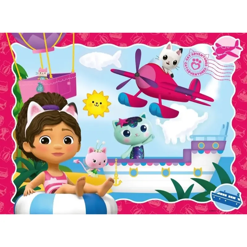 Ravensburger 01053-1 Gabby's Dollhouse Cat Adventures 100Pc Jigsaw Puzzle 2