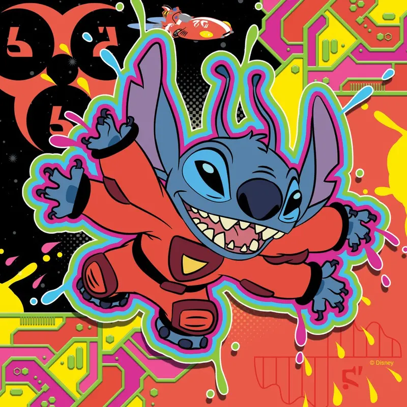 Ravensburger 01070-8 Disney Stitch 3X49p 2
