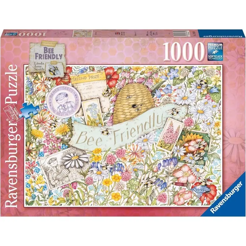Ravensburger 01079-1 Bee Friendly 1000Pc Jigsaw Puzzle 1