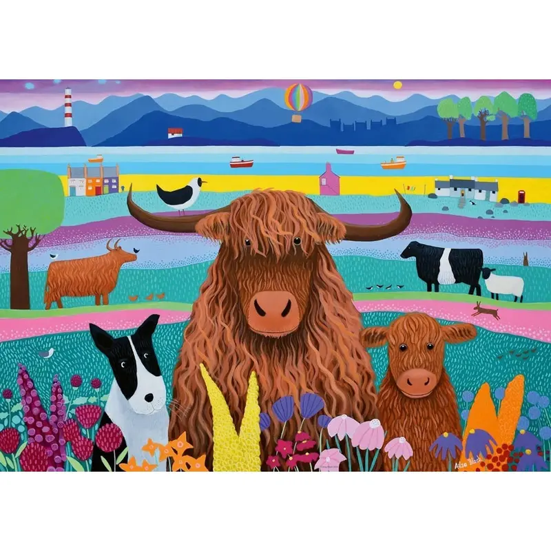 Ravensburger 01082-1 Highland Life 1000Pc Jigsaw Puzzle 2