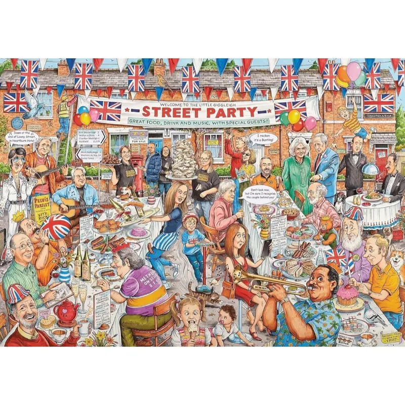 Ravensburger 01175-0 Best Of British No.24 The Street Party 1000Pc Jigsaw Puzzle 2