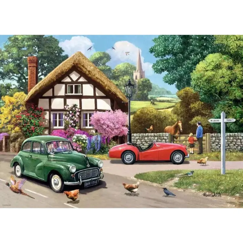 Ravensburger 01180-4 Leisure Days No.9 A Country Drive 1000Pc Jigsaw Puzzle 2