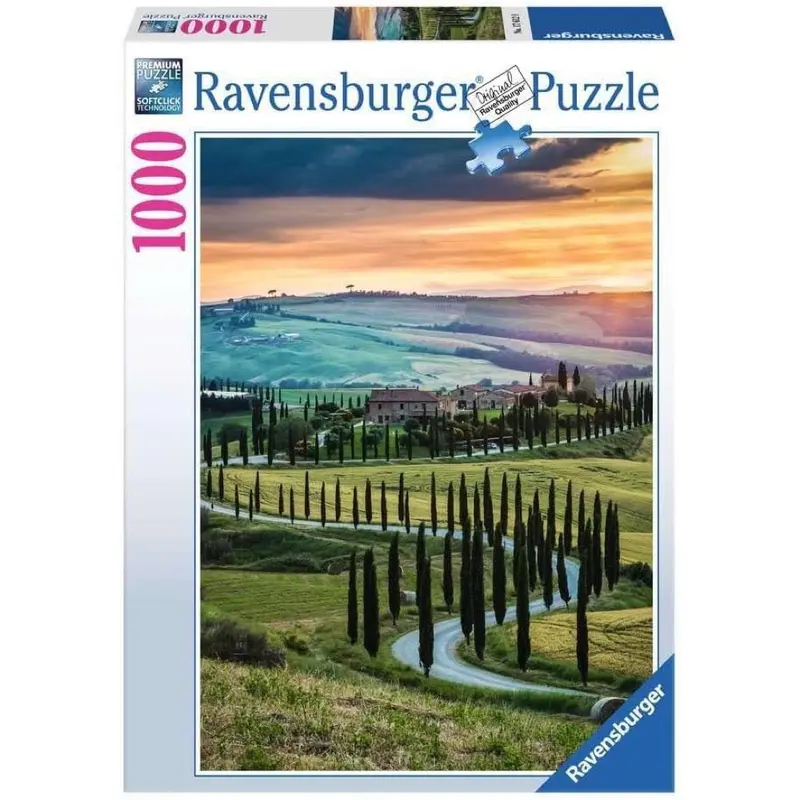 Ravensburger 01208-5 Orcia Valley Tuscany 1000Pc Jigsaw Puzzle 1