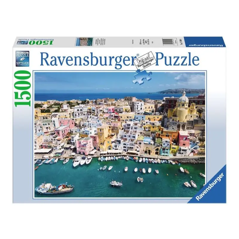 Ravensburger 01210-8 Colorful Procida Italy 1500Pc Jigsaw Puzzle 1