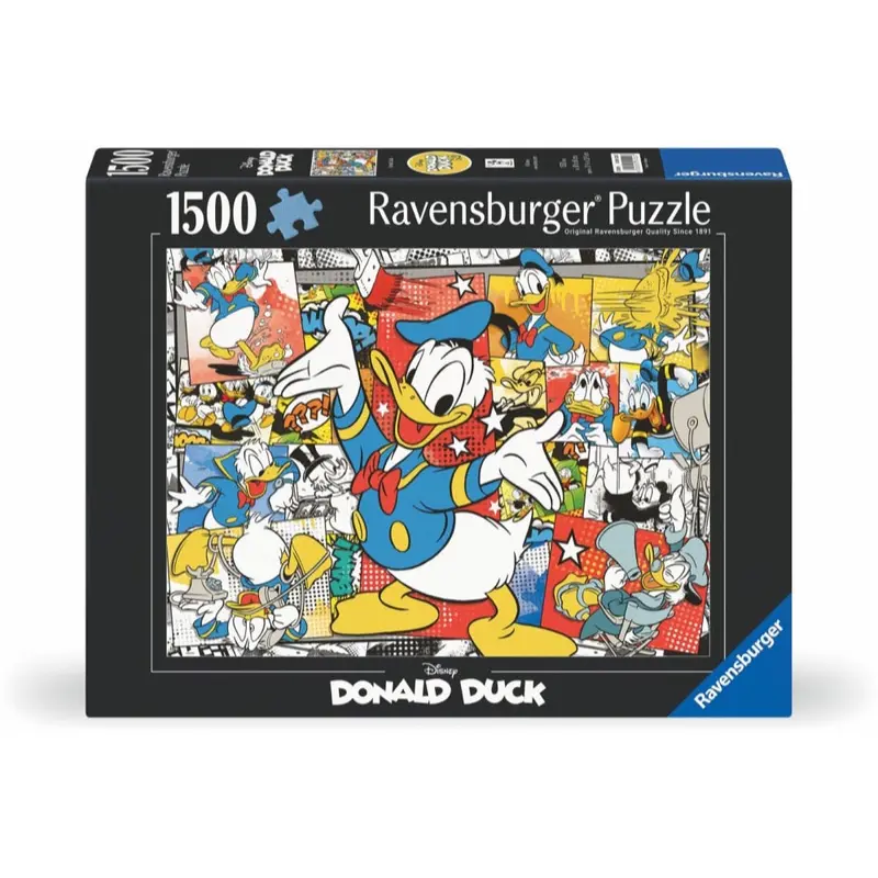 Ravensburger 01220-7 Disney Donald Duck Wt 1500Pc Jigsaw Puzzle 1
