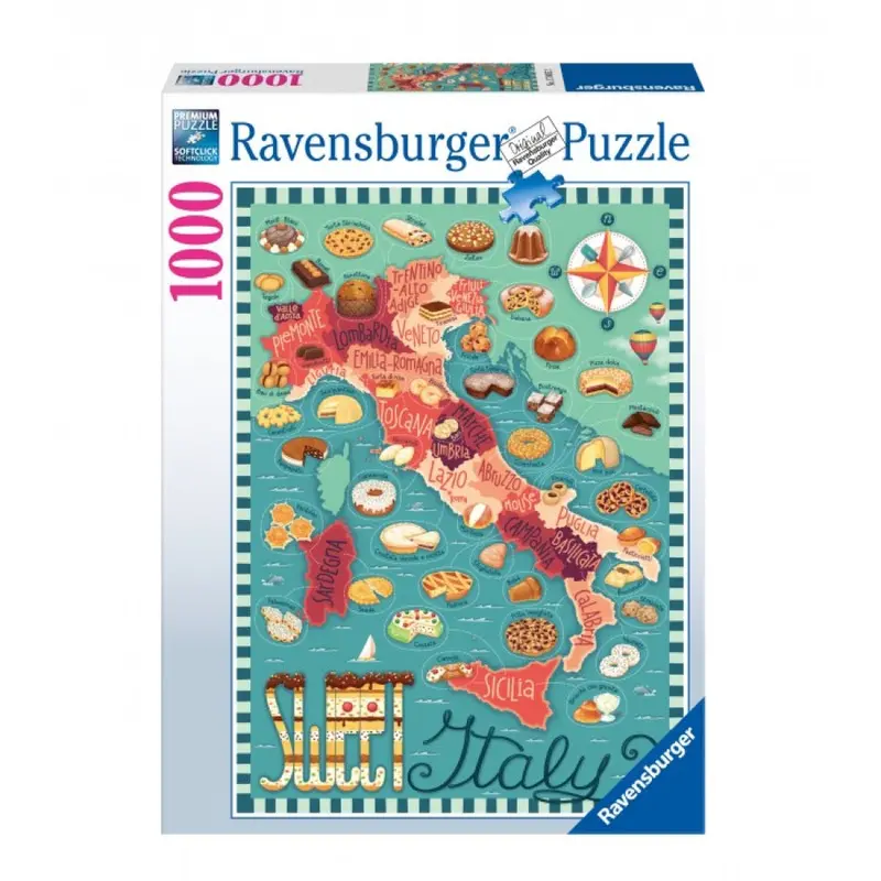 Ravensburger 01237-5 Dessert Tour Of Italy 1000Pc Jigsaw Puzzle 1