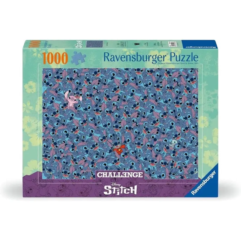 Ravensburger 01265-8 Disney Stitch Challenge 1000Pc Jigsaw Puzzle 1