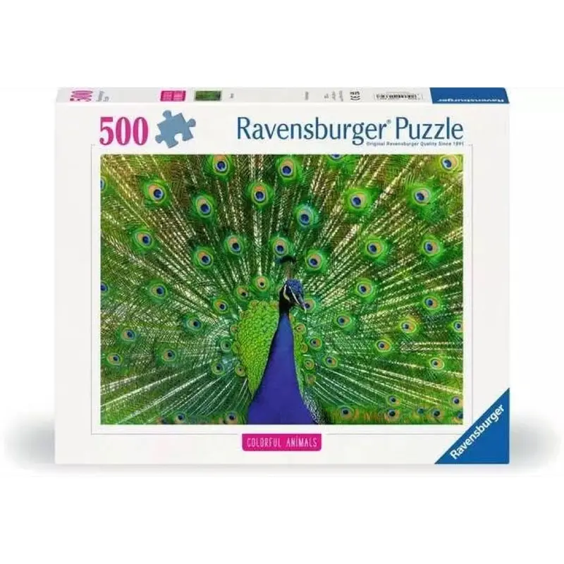 Ravensburger 01332-7 Peacock Puzzle 500Pc Jigsaw Puzzle 1