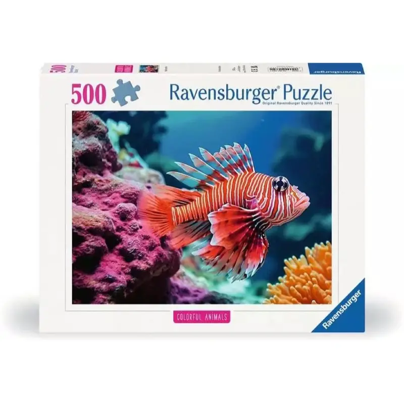 Ravensburger 01334-1 Red Lionfish Puzzle 500Pc Jigsaw Puzzle 1