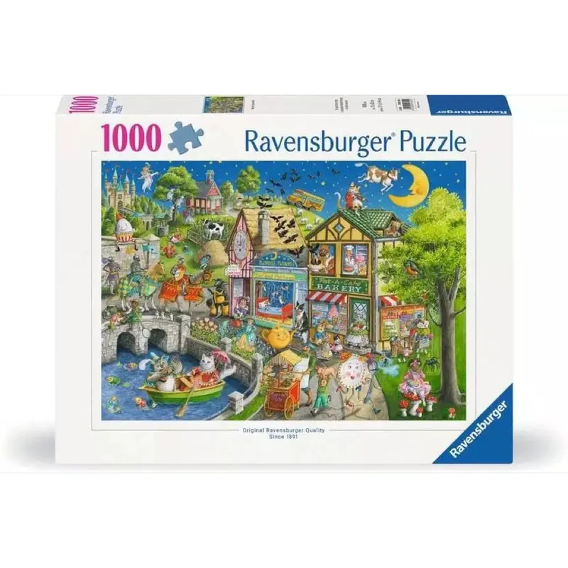 Ravensburger 01352-5 Mother Gooseville Puzzle 1000Pc Jigsaw Puzzle 1