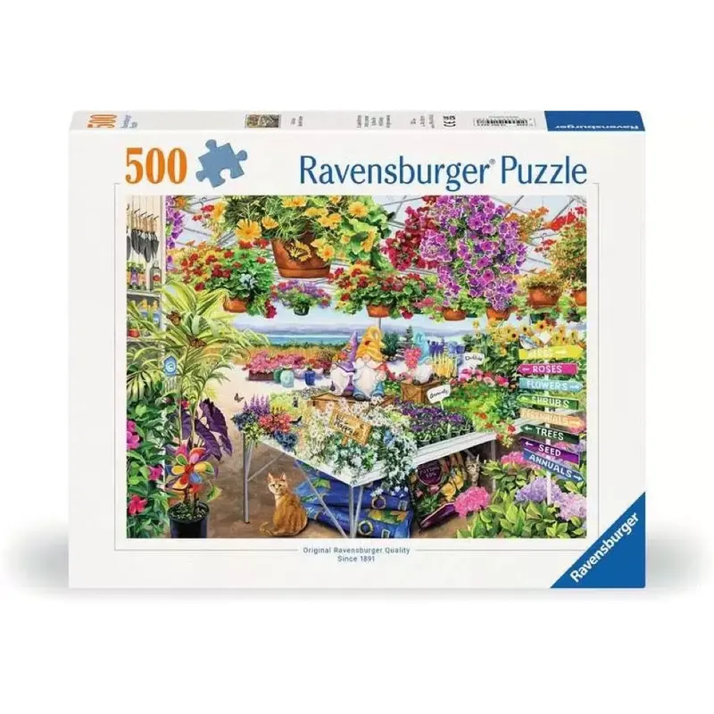 Ravensburger 01356-3 Glorious Garden Center Puzzle 500Pc Jigsaw Puzzle 1