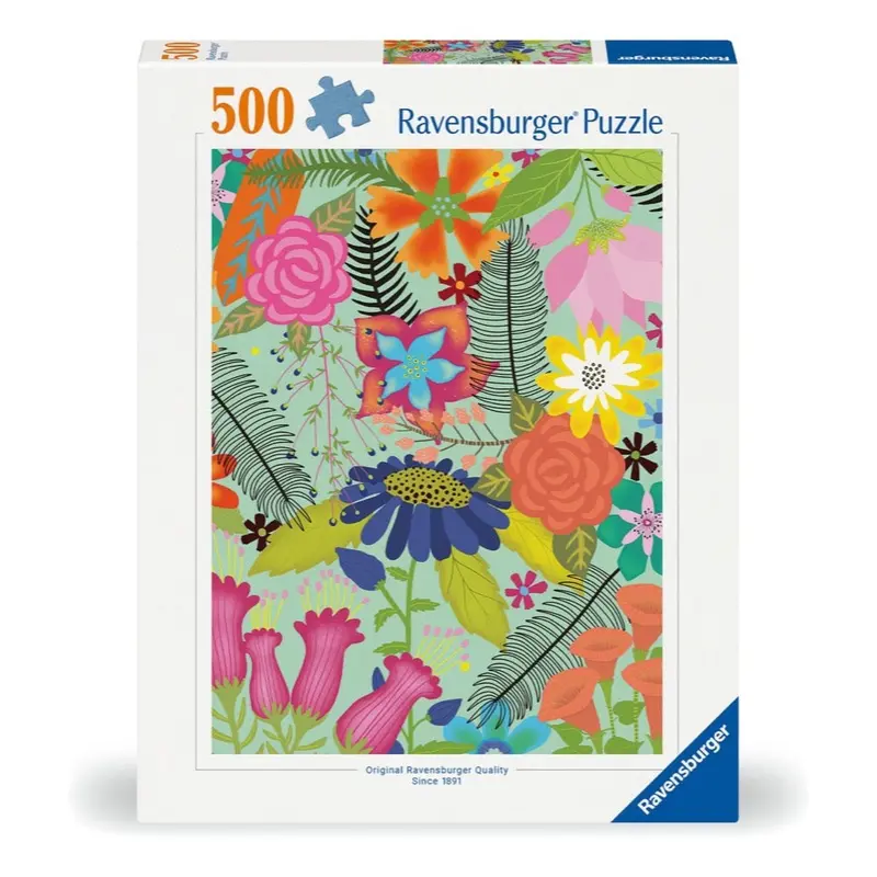 Ravensburger 01382-2 Flowerjungle Wt Puzzle 500Pc Jigsaw Puzzle 1