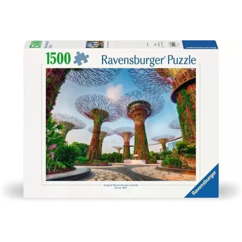 Ravensburger 01396-9 Gardens By The Bay Singapore 1500Pc Jigsaw Puzzle 1