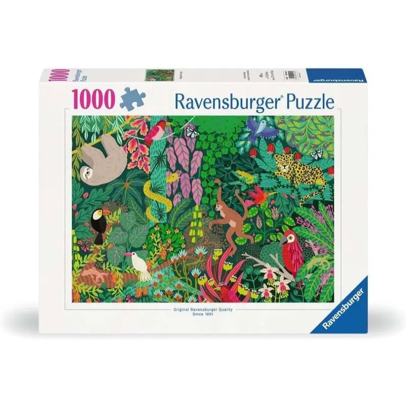 Ravensburger 01432-4 Magical Rain Forrest 1000Pc Jigsaw Puzzle 1