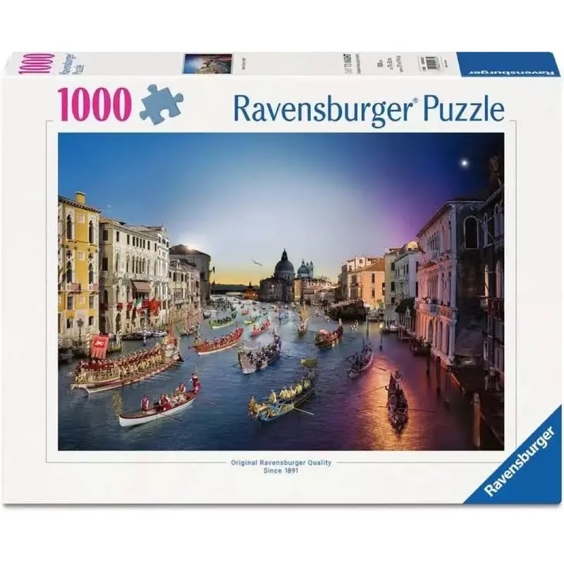 Ravensburger 01433-1 Venice Day To Night 1000Pc Jigsaw Puzzle 1