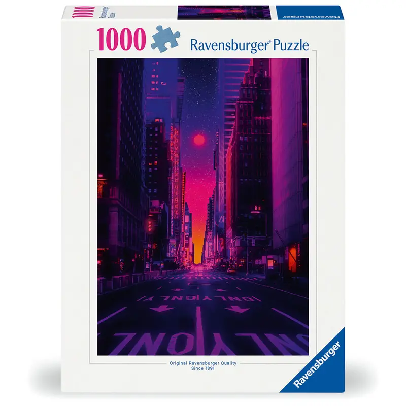 Ravensburger 01436-2 New York In Neon 1000Pc Jigsaw Puzzle 1