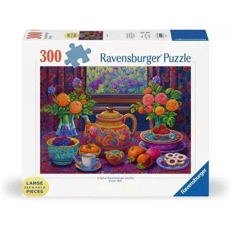 Ravensburger 01446-1 Time For Tea 300Pc Jigsaw Puzzle 1