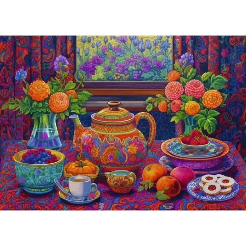 Ravensburger 01446-1 Time For Tea 300Pc Jigsaw Puzzle 2